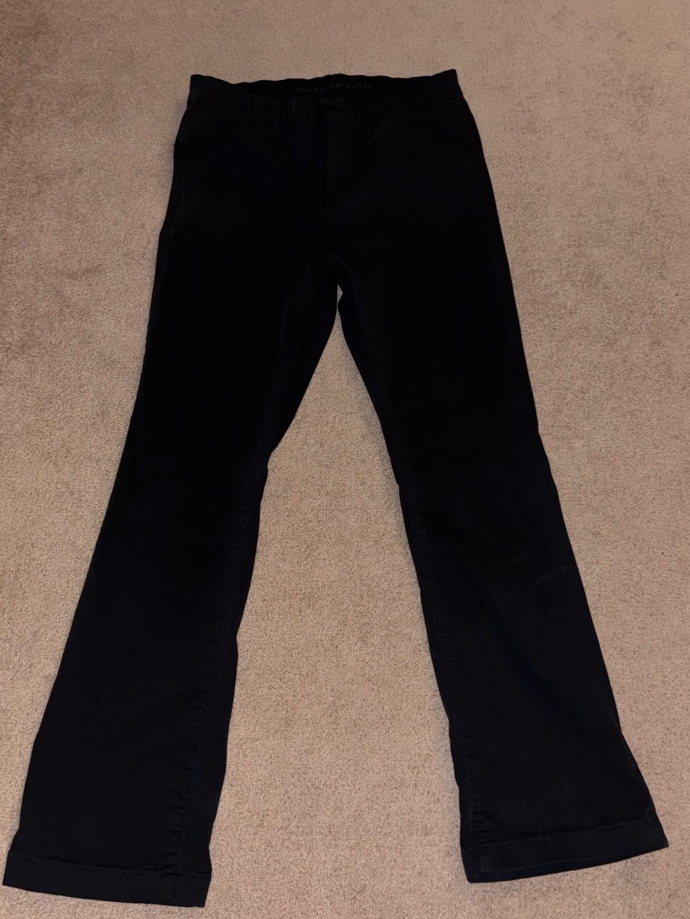 American Eagle Women’s Black Stretch Bootcut Jeans